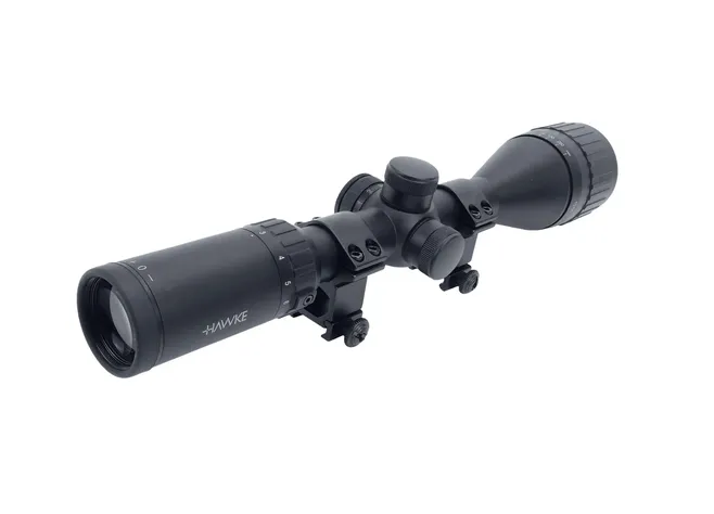 Приціл оптичний Hawke Fast Mount 3-12x50 AO сітка Mil Dot з підсвічуванням. Weaver Фото 2